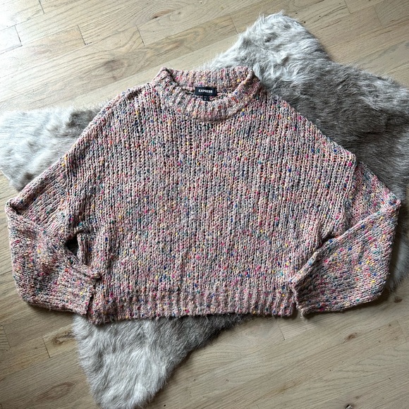 Express Sweaters - Express Multi-Colored Sweater - Size Medium - Only Worn Once!